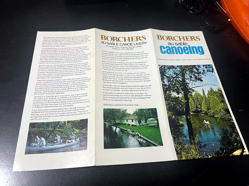 Borchers AuSable Canoe & Kayak - Promo Material (newer photo)